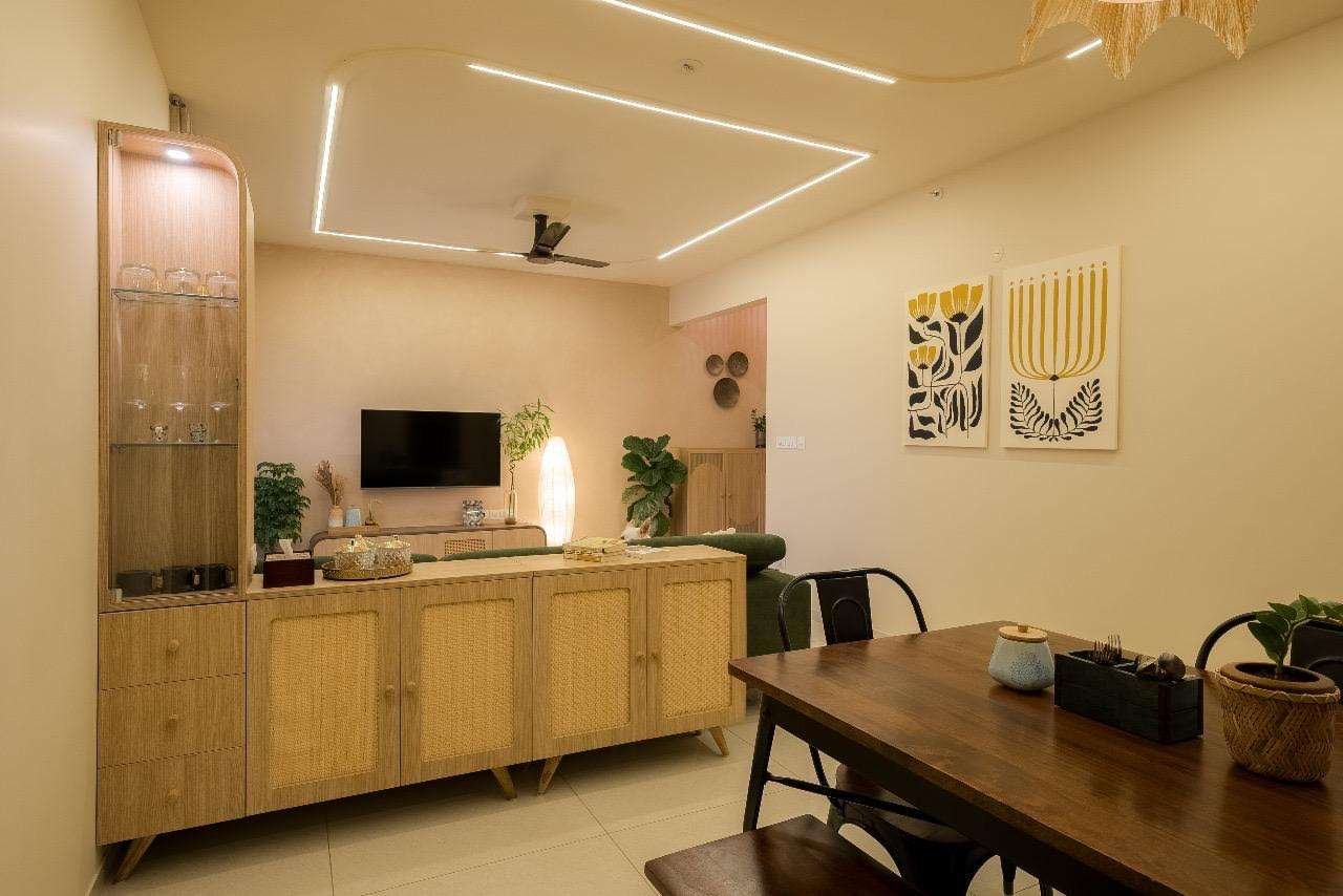 Soft floating ceiling glow