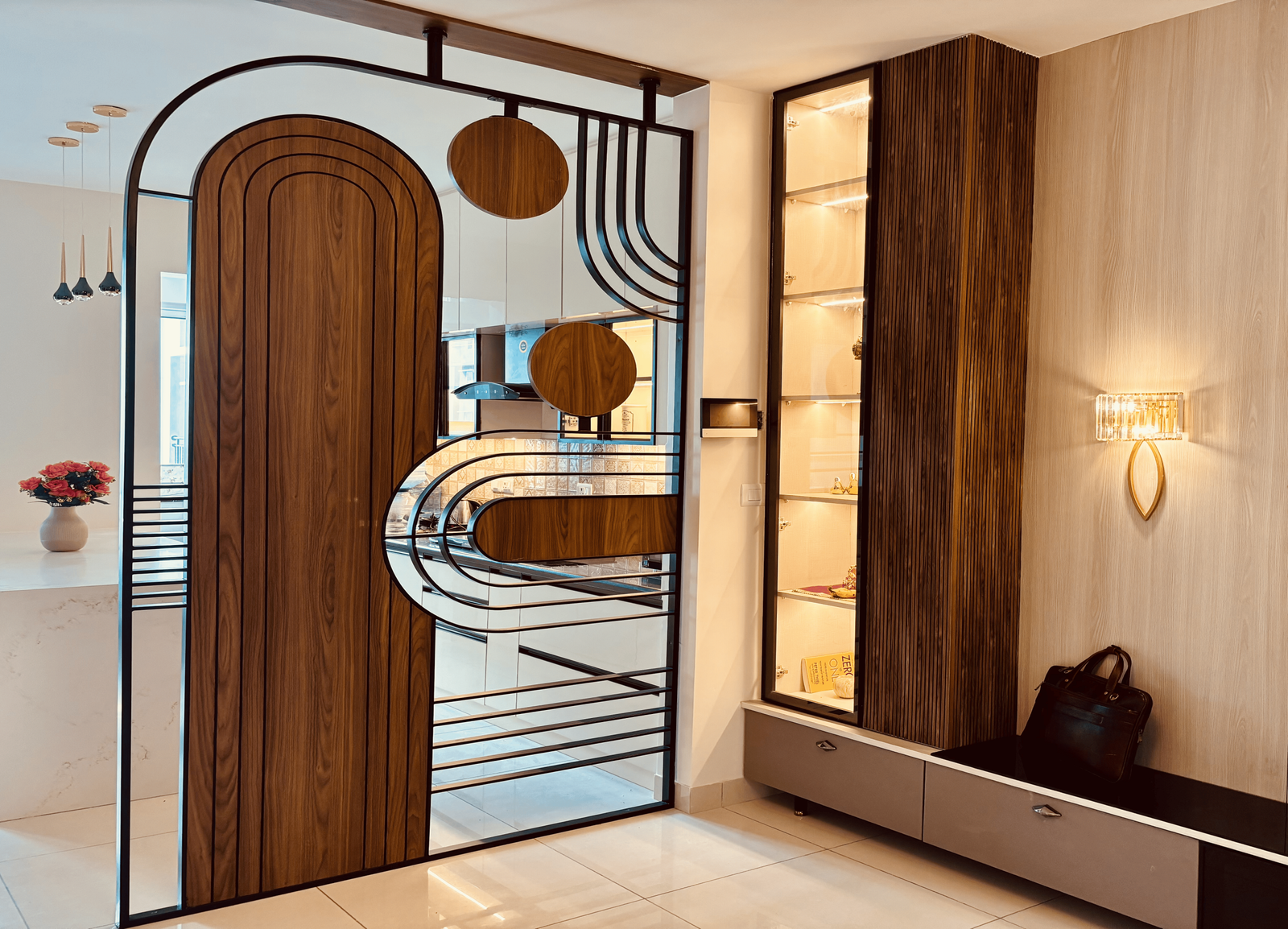 Living–Kitchen Partition