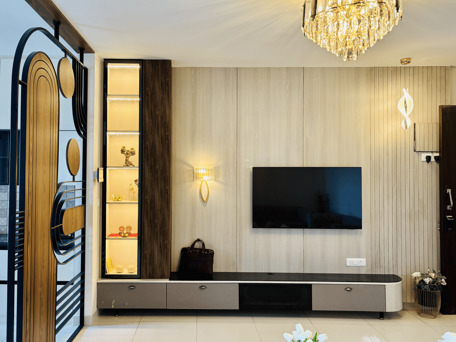 Living Room Design in Yelahanka