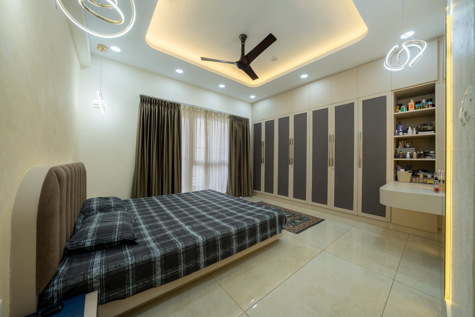 Compact Master Bedroom Interior Design in Bangalore