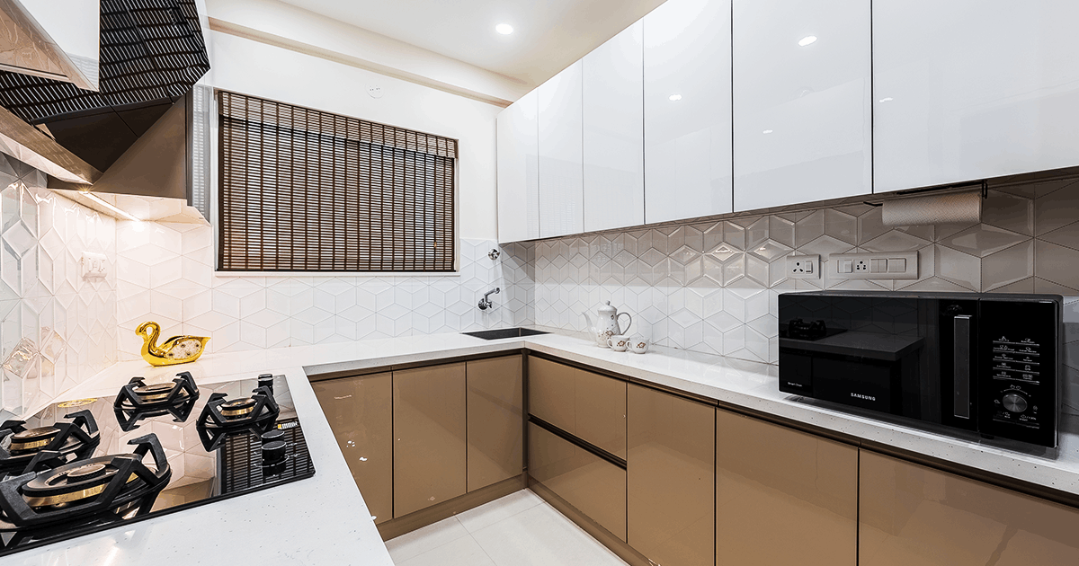 U Shaped Modular Kitchen Bangalore